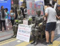 保钓人士香港铜锣湾放慰安妇像　日方要求撤掉