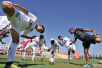 中超第一支青少年足球队开启库布其沙漠夏令营活动