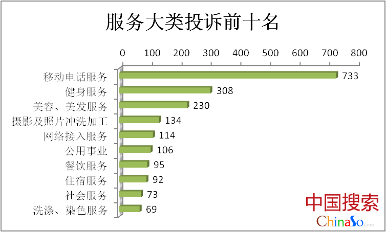 2018年河南省投诉前十名这些商品和服务类别