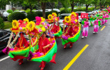 灌河流域四市五县民歌民俗文化艺术节在江苏灌南举办